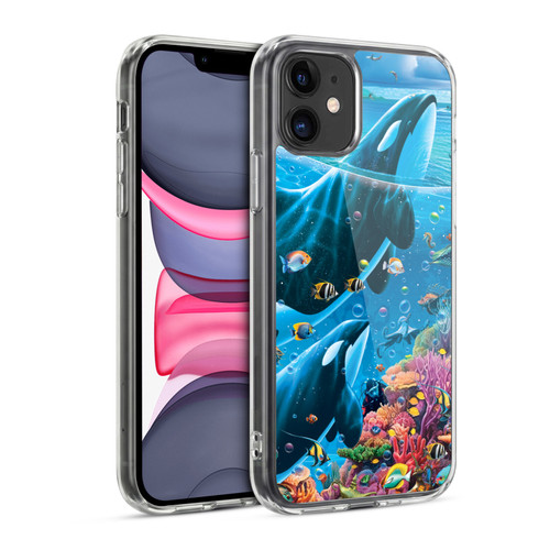 Michael David Ward Animals Sea Tales Soft Gel Case for Apple iPhone 11