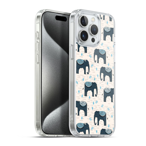 Andrea Lauren Design Animals Elephant Soft Gel Case for Apple iPhone 15 Pro Max & MagSafe