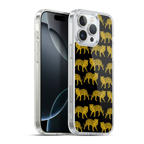 Andrea Lauren Design Animals Black Tiger Soft Gel Case for Apple iPhone 16 Pro Max & MagSafe
