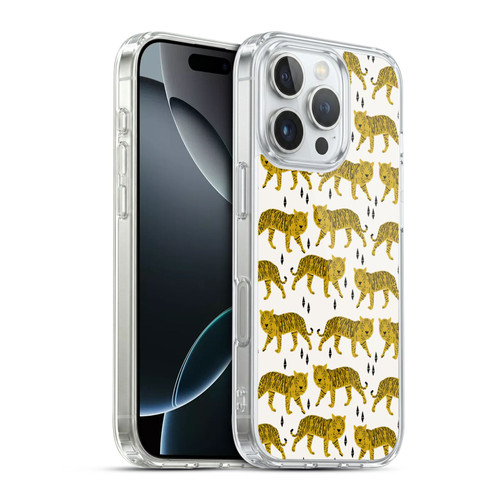 Andrea Lauren Design Animals White Tiger Soft Gel Case for Apple iPhone 16 Pro & MagSafe