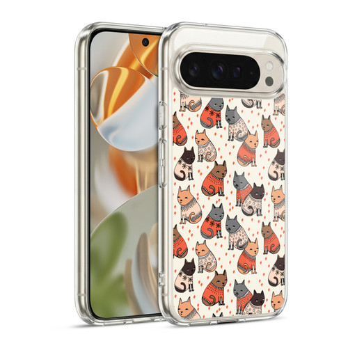 Andrea Lauren Design Animals Cozy Cats Soft Gel Case for Google Pixel 9 / Pixel 9 Pro