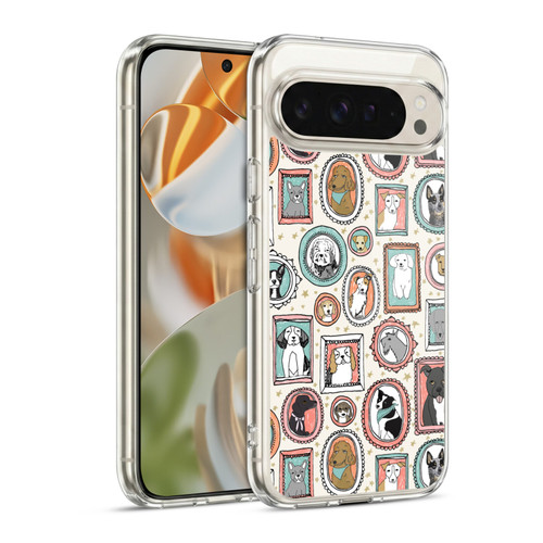 Andrea Lauren Design Animals Frame Dogs Soft Gel Case for Google Pixel 9 / Pixel 9 Pro