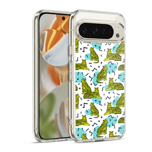 Andrea Lauren Design Animals Neon Tiger Soft Gel Case for Google Pixel 9 / Pixel 9 Pro