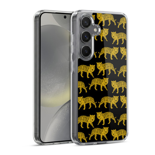Andrea Lauren Design Animals Black Tiger Soft Gel Case for Samsung Galaxy S24 5G & MagSafe
