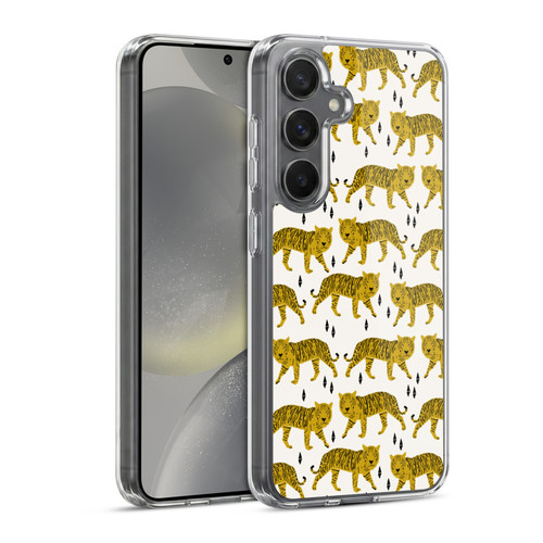 Andrea Lauren Design Animals White Tiger Soft Gel Case for Samsung Galaxy S24 5G & MagSafe