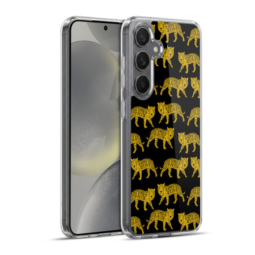 Andrea Lauren Design Animals Black Tiger Soft Gel Case for Samsung Galaxy S24+ 5G & MagSafe