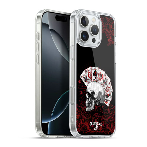 Alchemy Gothic Skull And Cards Aces Of Anarchy Soft Gel Case for Apple iPhone 16 Pro Max & MagSafe