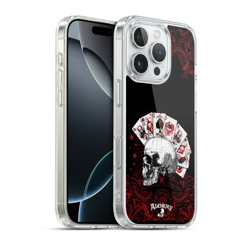 Alchemy Gothic Skull And Cards Aces Of Anarchy Soft Gel Case for Apple iPhone 16 Pro & MagSafe