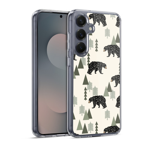Andrea Lauren Design Animals Geometric Bears Soft Gel Case for Samsung Galaxy S25 & MagSafe