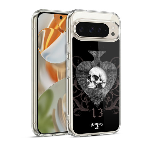 Alchemy Gothic Skull And Cards Death Club Soft Gel Case for Google Pixel 9 / Pixel 9 Pro