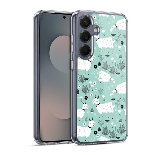 Andrea Lauren Design Animals Goats Soft Gel Case for Samsung Galaxy S25 & MagSafe