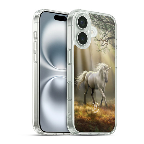 Anne Stokes Mythical Creatures Glimpse of a Unicorn Soft Gel Case for Apple iPhone 16 & MagSafe