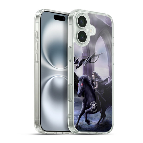 Anne Stokes Mythical Creatures Real of Darkness Soft Gel Case for Apple iPhone 16 Plus & MagSafe