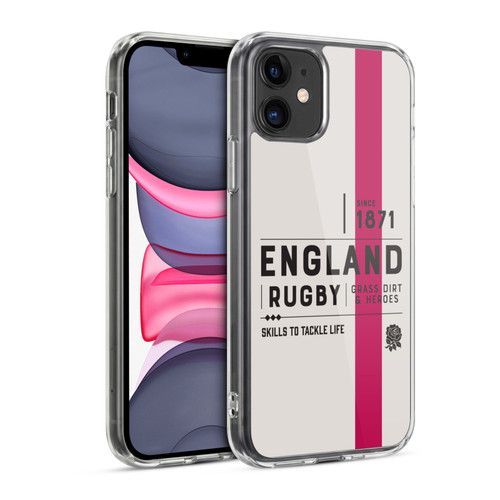 England Rugby Union History Since 1871 Soft Gel Case for Apple iPhone 11