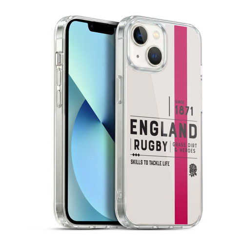 England Rugby Union History Since 1871 Soft Gel Case for Apple iPhone 13