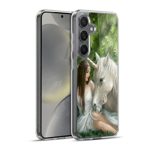 Anne Stokes Mythical Creatures Pure Heart Soft Gel Case for Samsung Galaxy S24+ 5G & MagSafe
