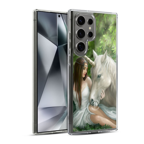 Anne Stokes Mythical Creatures Pure Heart Soft Gel Case for Samsung Galaxy S24 Ultra 5G & MagSafe