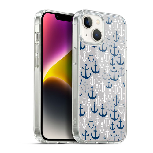 Andrea Lauren Design Sea Animals Anchors Soft Gel Case for Apple iPhone 14