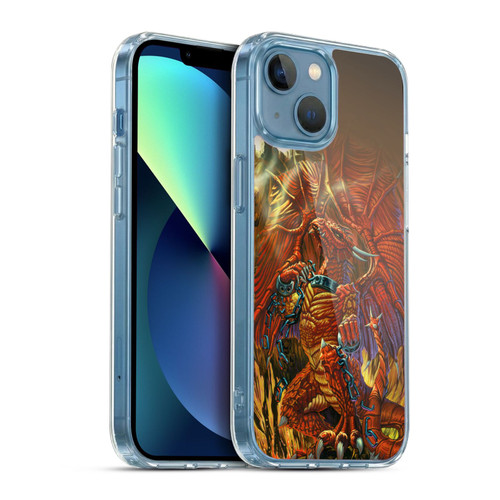 Ed Beard Jr Dragons Unbound Soft Gel Case for Apple iPhone 13 Mini & MagSafe