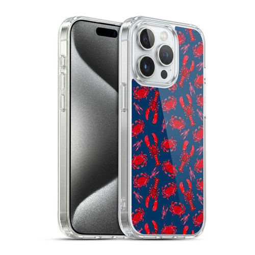 Andrea Lauren Design Sea Animals Crablets Soft Gel Case for Apple iPhone 15 Pro & MagSafe