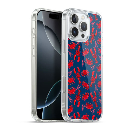 Andrea Lauren Design Sea Animals Crablets Soft Gel Case for Apple iPhone 16 Pro Max & MagSafe