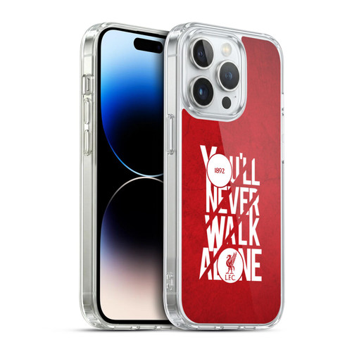 Liverpool Football Club You'Ll Never Walk Alone Red 5 Soft Gel Case for Apple iPhone 14 Pro & MagSafe