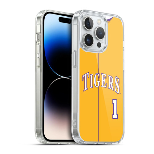 Louisiana State University LSU LSU Jersey Baseball 2 Soft Gel Case for Apple iPhone 13 Pro & MagSafe