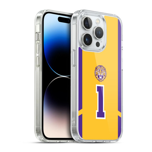 Louisiana State University LSU LSU Jersey Volleyball 2 Soft Gel Case for Apple iPhone 13 Pro & MagSafe