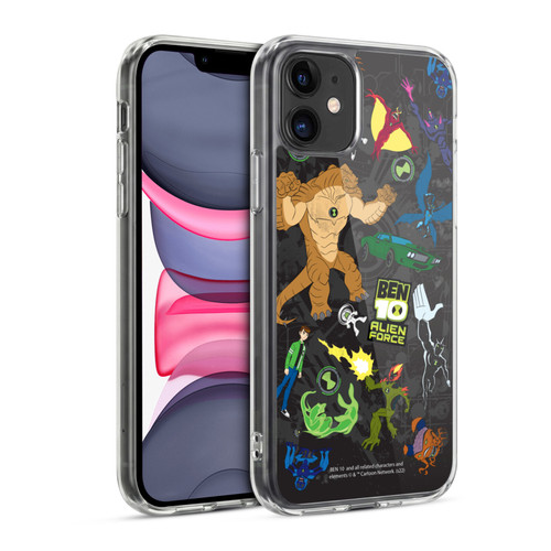 Ben 10: Alien Force Graphics Character Art Soft Gel Case for Apple iPhone 11