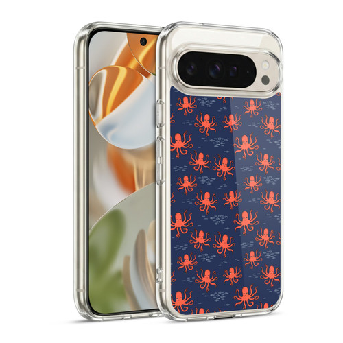 Andrea Lauren Design Sea Animals Octopus Soft Gel Case for Google Pixel 9 / Pixel 9 Pro