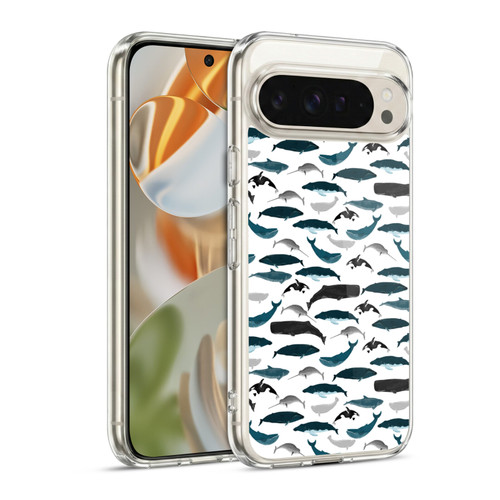 Andrea Lauren Design Sea Animals Whales Soft Gel Case for Google Pixel 9 / Pixel 9 Pro