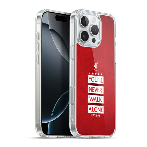 Liverpool Football Club You'Ll Never Walk Alone Red 7 Soft Gel Case for Apple iPhone 16 Pro Max & MagSafe