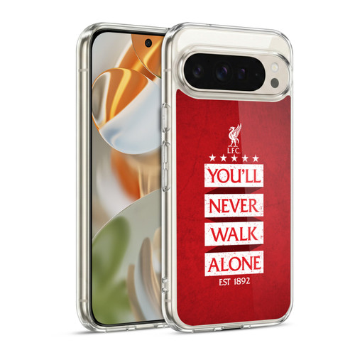 Liverpool Football Club You'Ll Never Walk Alone Red 7 Soft Gel Case for Google Pixel 9 / Pixel 9 Pro
