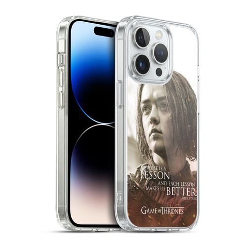 HBO Game of Thrones Character Portraits Arya Stark Soft Gel Case for Apple iPhone 14 Pro & MagSafe