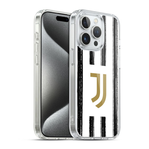 Juventus Football Club 2020/21 Match Kit Home Soft Gel Case for Apple iPhone 15 Pro & MagSafe