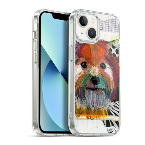 Michel Keck Dogs Silky Terrier Soft Gel Case for Apple iPhone 13