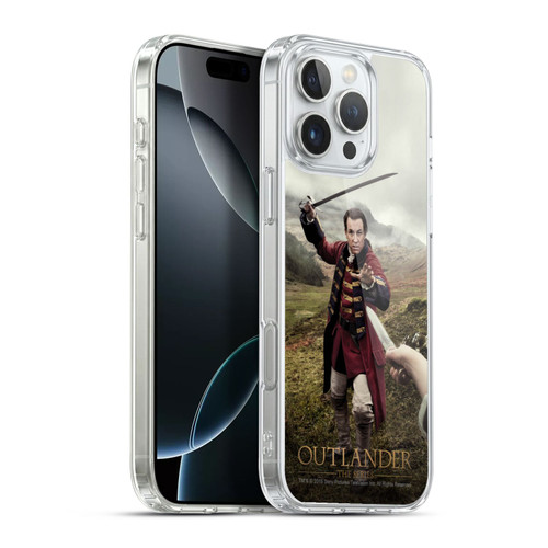 Outlander Characters Jonathan Randall In Action Soft Gel Case for Apple iPhone 16 Pro Max & MagSafe