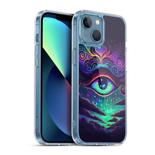 Wumples Cosmic Arts Eye Soft Gel Case for Apple iPhone 13 Mini & MagSafe