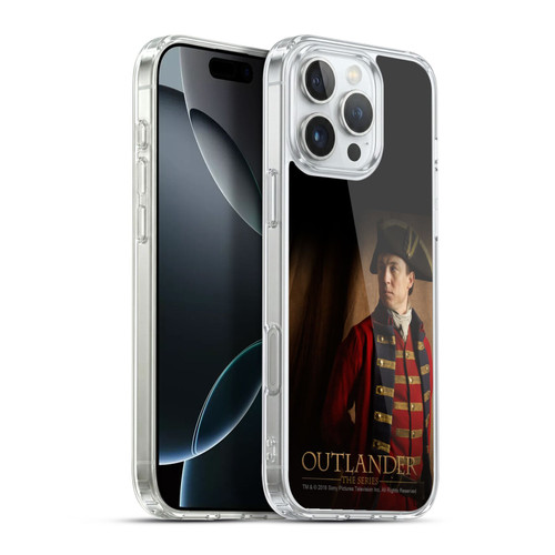 Outlander Characters Jonathan Randall Portrait Soft Gel Case for Apple iPhone 16 Pro Max & MagSafe