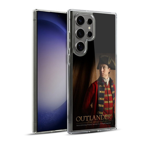 Outlander Characters Jonathan Randall Portrait Soft Gel Case for Samsung Galaxy S23 Ultra 5G & MagSafe