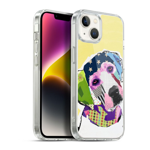 Michel Keck Dogs Yellow Lab Soft Gel Case for Apple iPhone 14 Plus & MagSafe