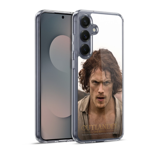 Outlander Characters Jamie Rough Soft Gel Case for Samsung Galaxy S25+ & MagSafe