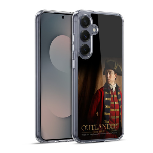 Outlander Characters Jonathan Randall Portrait Soft Gel Case for Samsung Galaxy S25+ & MagSafe