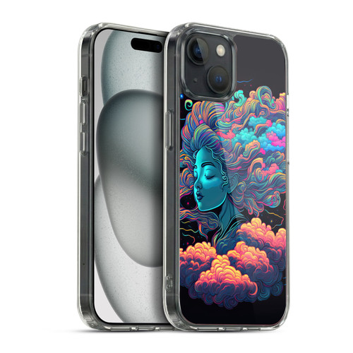 Wumples Cosmic Arts Cloud Goddess Aphrodite Soft Gel Case for Apple iPhone 15 Plus & MagSafe
