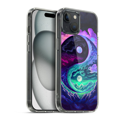 Wumples Cosmic Arts Clouded Yin Yang Soft Gel Case for Apple iPhone 15 Plus & MagSafe