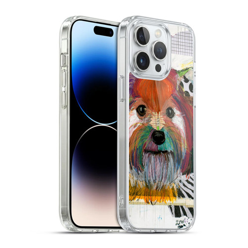 Michel Keck Dogs Silky Terrier Soft Gel Case for Apple iPhone 14 Pro Max & MagSafe
