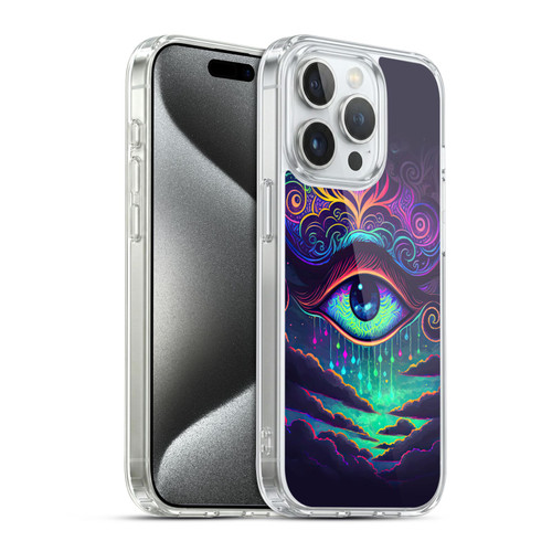 Wumples Cosmic Arts Eye Soft Gel Case for Apple iPhone 15 Pro & MagSafe