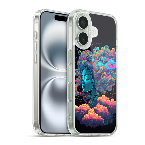Wumples Cosmic Arts Cloud Goddess Aphrodite Soft Gel Case for Apple iPhone 16 & MagSafe