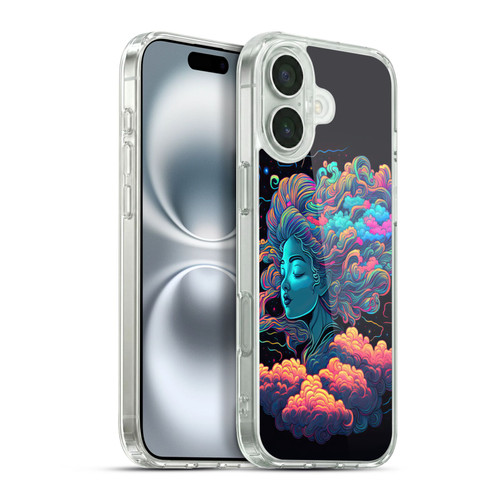 Wumples Cosmic Arts Cloud Goddess Aphrodite Soft Gel Case for Apple iPhone 16 Plus & MagSafe