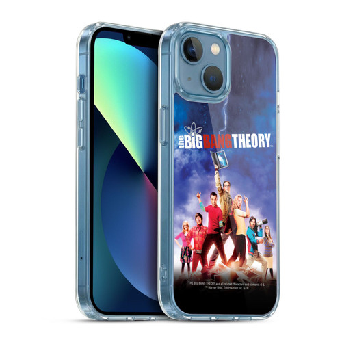 The Big Bang Theory Key Art Season 5 Soft Gel Case for Apple iPhone 13 Mini & MagSafe